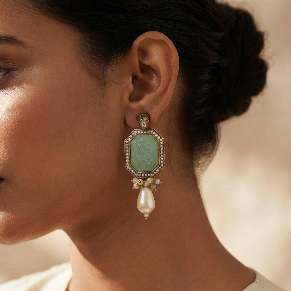 kundan earrings